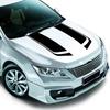 2PCS Car Hood Stickers For Toyota Corolla Camry Sporty Vinyl Decals PVC Auto Body Tuning Styling Decoration Stickers Accessories
