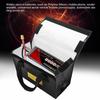 Explosionproof Lipo Battery Safe Bag Large Space Charging Batteries Storage Bags(Black)