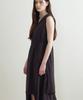 Make A Toast Drawstring V-Neck Dress Dark Gray Mbfsop002Dg