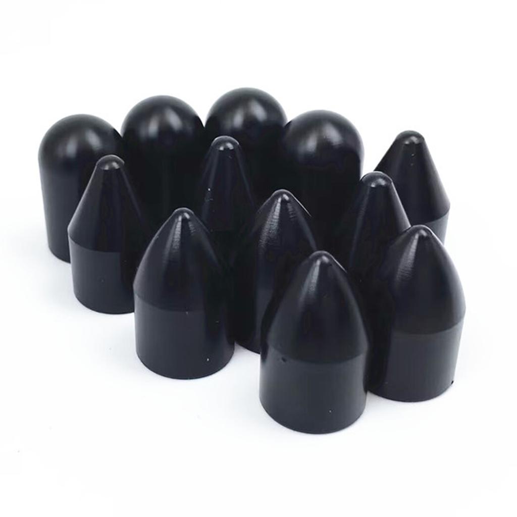 12Pcs Crowbars Caps Car Dent Removal Rod Tips Dent Remover Tool Replacement Heads for Hail Damage Removal Plastic Caps