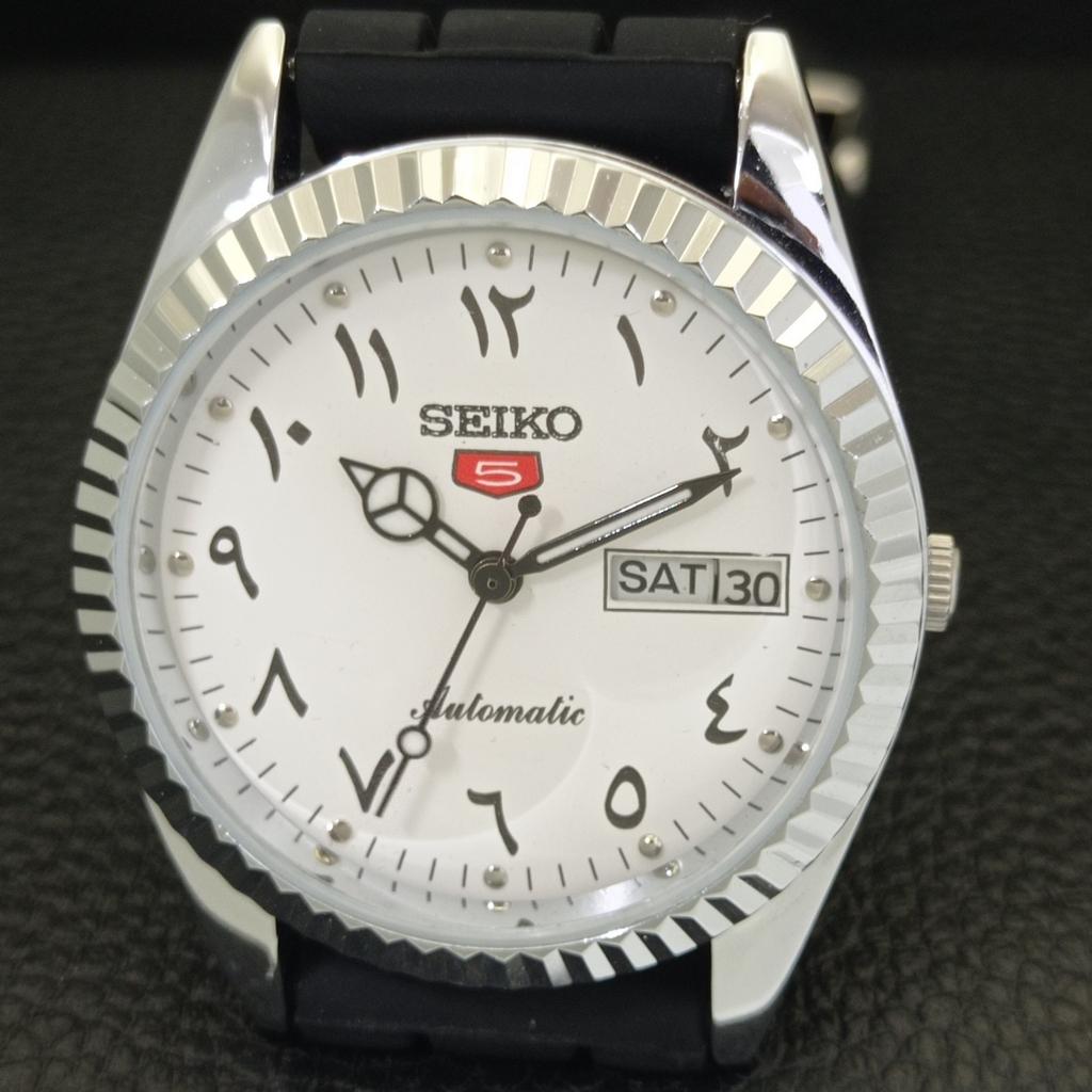AUTOMATIC VINTAGE REFURBISHED SEIKO 5 JAPAN 6309A MENS ARABIC WATCH a441464-5 Sk-a441464