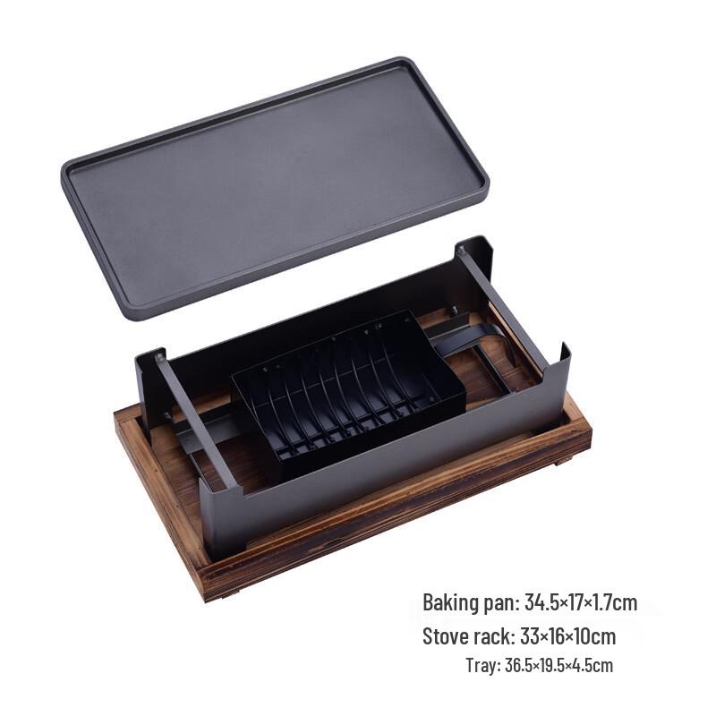 Commercial Multi-Fuel Warming BBQ Grill