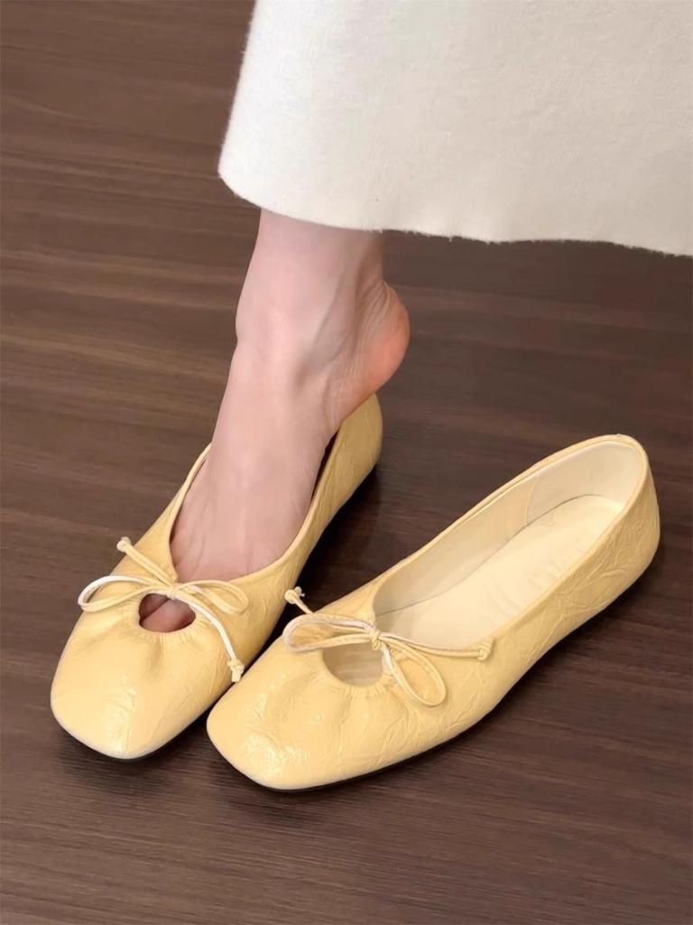 New Flat-soled Women's Shoes Spring Soft-soled Versatile with Skirt Single Shoes