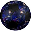 Neymar Printed Size 5 Soccer Ball, Machine-Stitched PVC, Durable & High Bounce, All Ages Fit, Fan Merchandise, Matches & Outdoor Use.