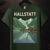Hallstatt Austria Shirt, Hallstatt Village Vintage Travel Poster Tee, Alpine Lake Souvenir Gift, Hallstatt Vacation Wanderlust Tee