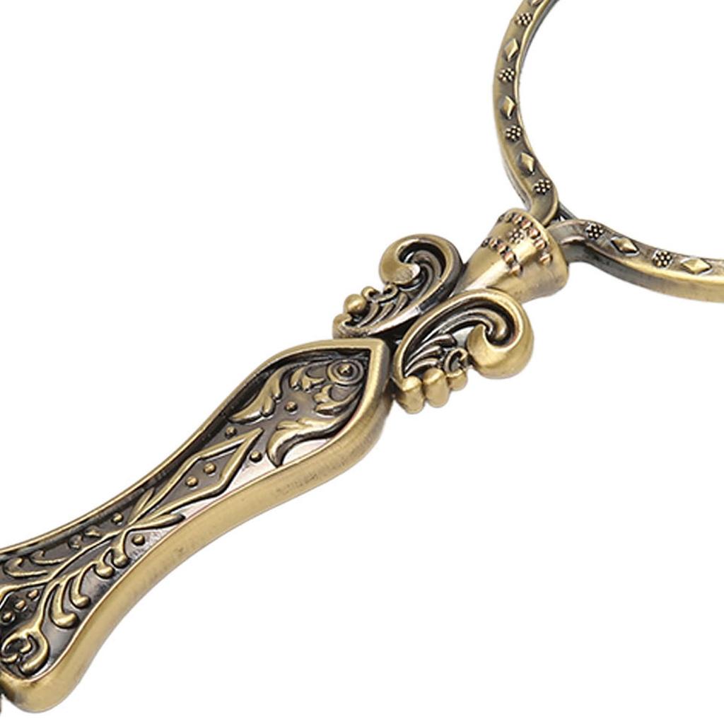 3X Retro Lupa Ruční Přenosná Vynikající Lupa pro Studenty Seniory Čtení