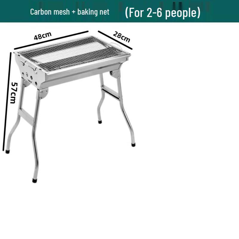 Thickened Outdoor Charcoal BBQ Grill