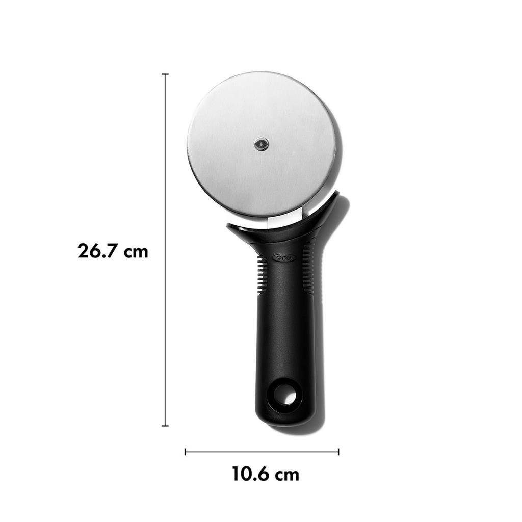 OXO Pizza Stainless Dishwasher Rotary Blade Cutter, Steel, Safe,