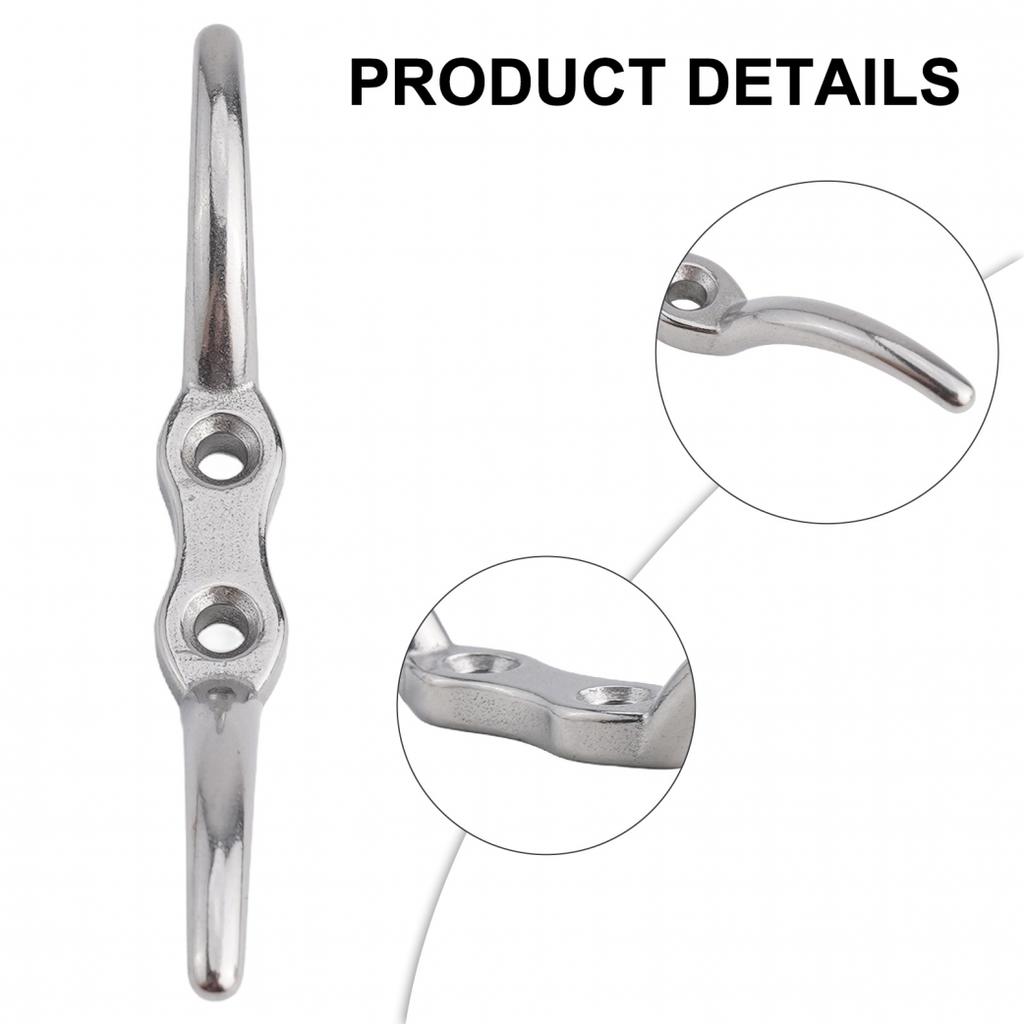 Professional Grade Stainless Steel Rope Cleat Hook for Flagpoles and Boats