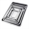 Ruhan 304 Stainless Steel Rectangular Tray with Lid
