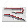 New R Emblem Car Metal Body Tail Trunk Sticker Accessories For Volkswagen VW GTI Rline Polo Golf MK8 Touareg Passat Magotan CC zd0