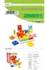 Kids' Educational Wooden Shape Stacking Blocks - Toddler Learning Toy