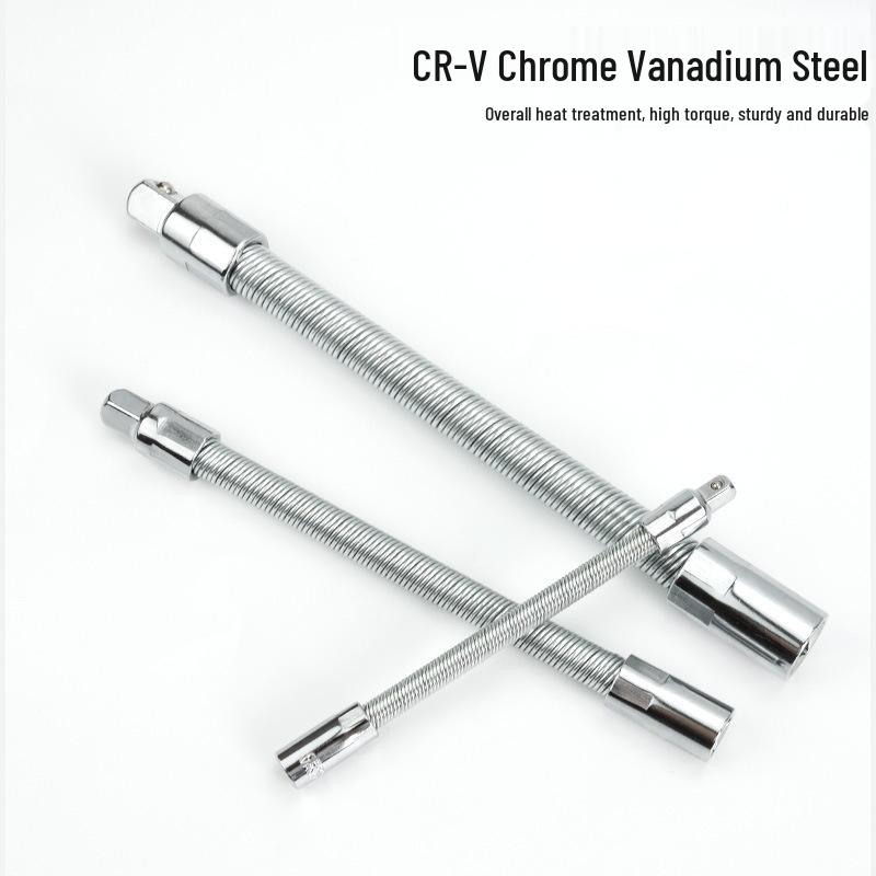 Flexible Socket Extension Bars: Power, Large, Medium, Small Fly Bars, Quick Ratchet Wrench Extensions.