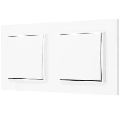 Light Switch Two Single Mini Dwarfs, White Color