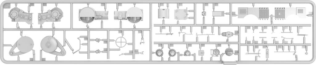 MiniArt Scale German D8511 Industrial Tractor Type 1936 with Cargo Trailer Plastic Model Kit MA38033 1/35