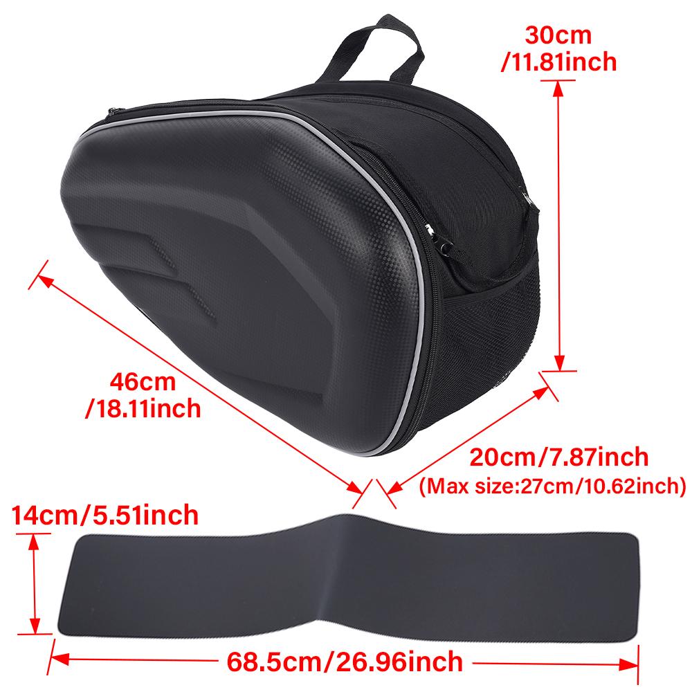 New Motorcycle Waterproof Racing Race Travel Bags Universal Luggage Saddle Bags Tail Bag Multi-functional Side Back Seat Bag