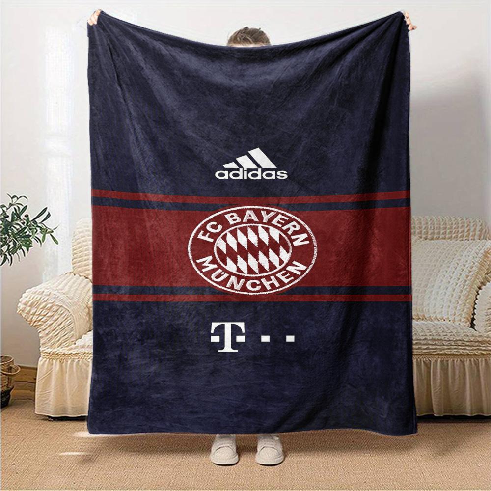 Golden Bayern Munich Emblem Blanket Comfortable Perfect for Chair Office Chair Office for All Occasions Stylish Decor Birthday Christmas Gift Blanket