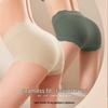 Women's Seamless Ultra-Thin Silk Crotch Panties, Plus Size, High Elasticity, One Size, Sheer Ice Silk.