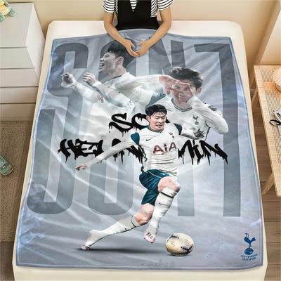 Κουβέρτα Φανέλα Tottenham, Υψηλής ποιότητας, Άνετη για Όλες τις Εποχές, Διακόσμηση Σπιτιού, Ζεστασιά και Άνεση