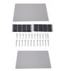 Stainless Steel Whiteboard Wall Metal Frameless Bulletin Board for Notes Letters Refrigerator Magnets