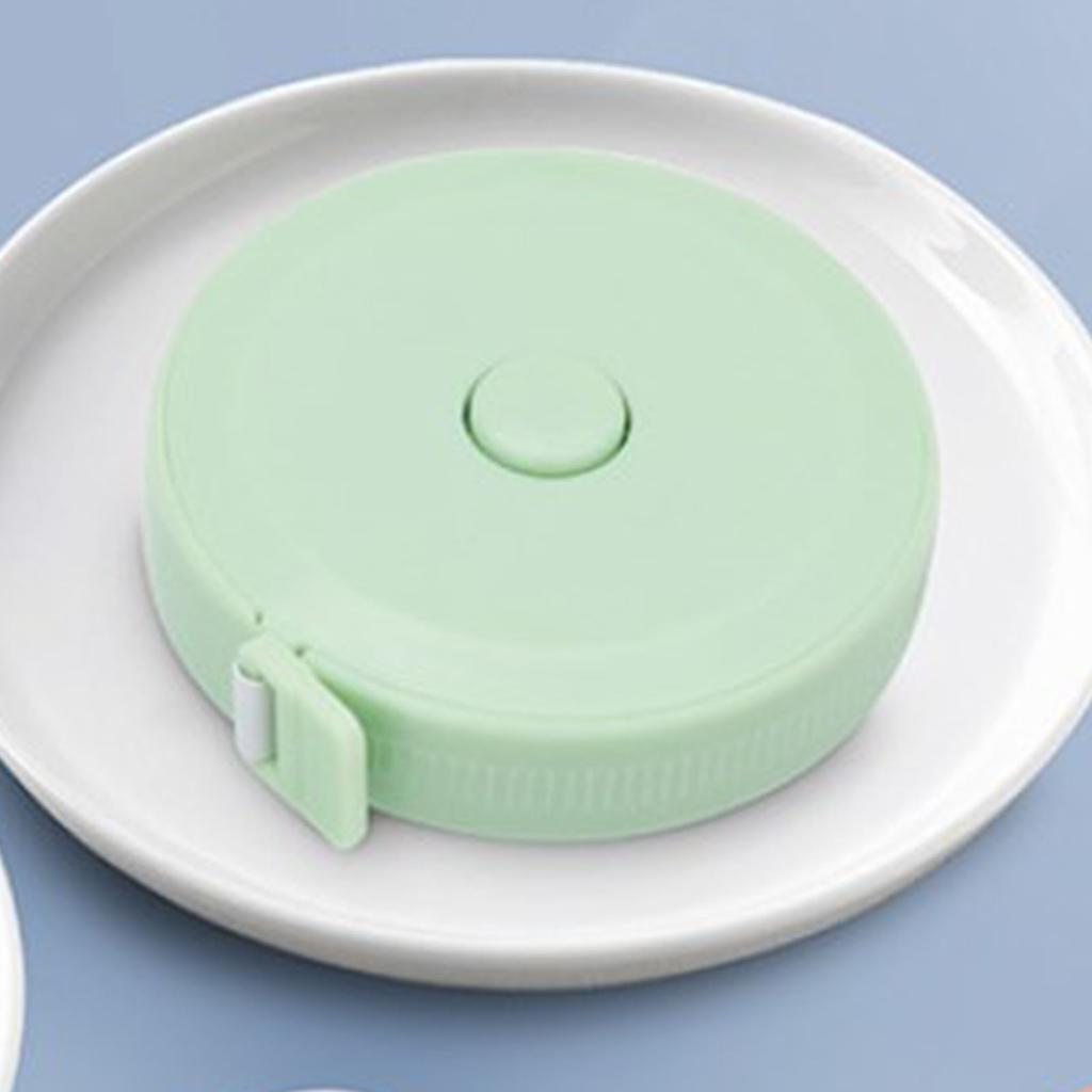 60 Zoll Weiches Mini-Maßband Automatisch Einziehbar Körpermaßband für Stoff Taille Medizinisch