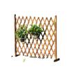 Retractable Outdoor Garden Fence: Anti-Corrosion Wood Railing & Trellis for Courtyards and Balconies