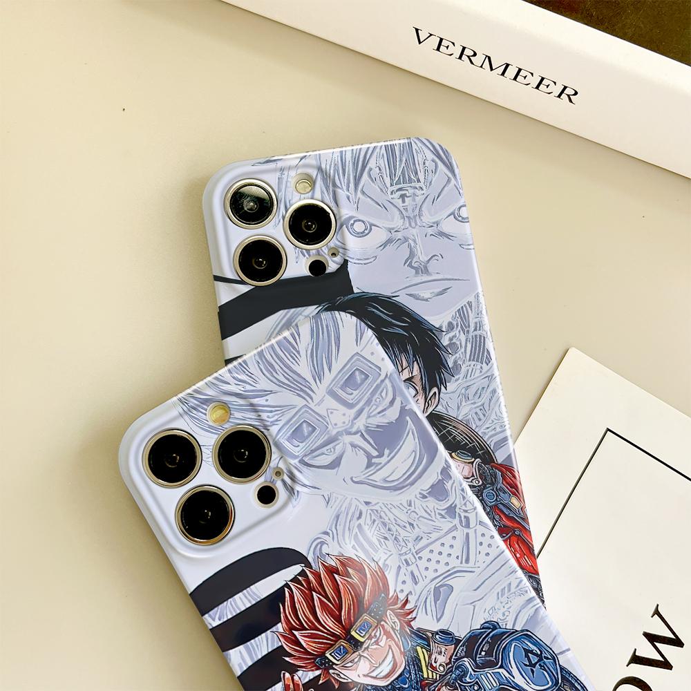 All-inclusive Film Phone Case Cartoon Fashion Design Hard Shell Full Cover Camera Protection Case for iPhone Samsung Xiaomi Poco Redmi