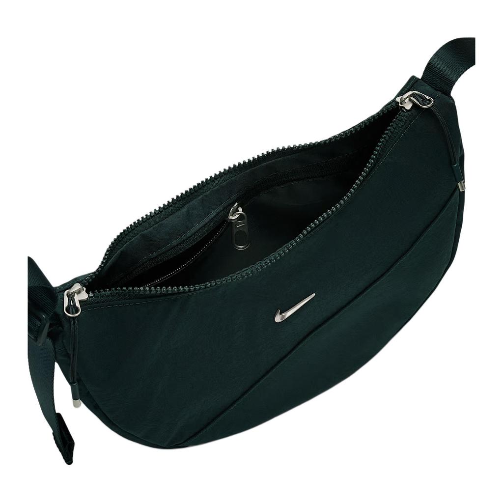 Nike Aura Brand Logo Fashion Design Crescent Bag Fabric Shoulder Bag Unisex bags Seaweed-Green HQ4370-390