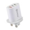 Fast Charging 3-USB Multi-Port QC3.0 Travel Phone Charger (5V/9V/12V) - US/EU/UK Specs