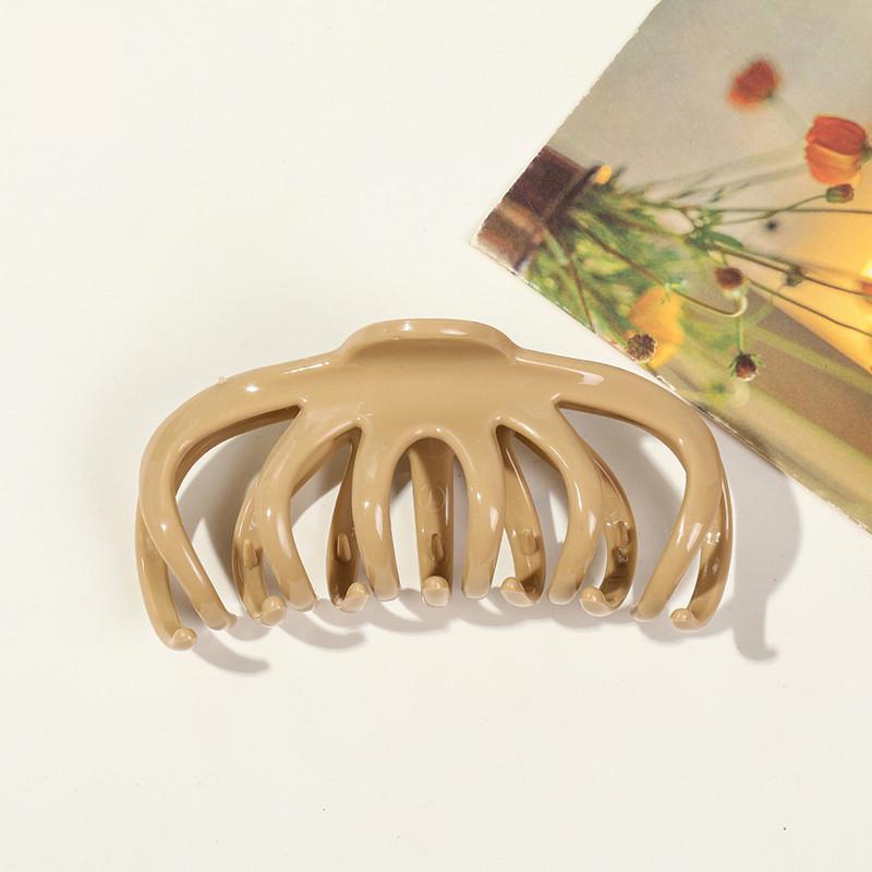 Korean Style Acrylic Solid Color Hair Clip Women's High-end Fashion Shark Clip Hair Accessories