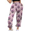 Women's Casual Fashion Print Casual Drawstring Elasticated Waist Drawstring Pants
