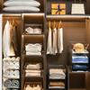  Closet  , Clear Stackable Storage Bins with Drawer Panel, Space Saving Plastic Closet Storage Box for Home,  , Wardrobe, Kitchen, Bathro