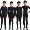 Kids' Quick-Dry Training Bodysuit Set for Boys: Autumn/Winter Basketball & Football Base Layer