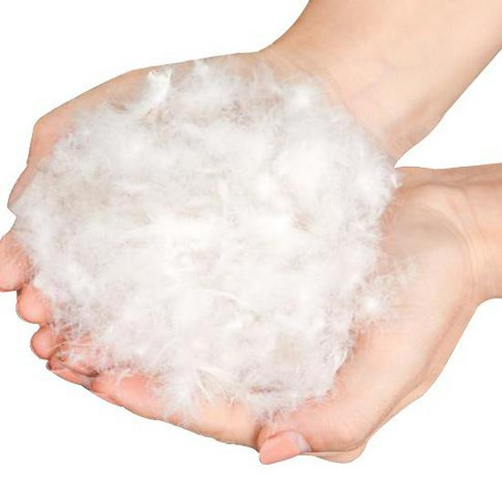 98% White Duck Down Feathers for Quilts & Clothing Filler
