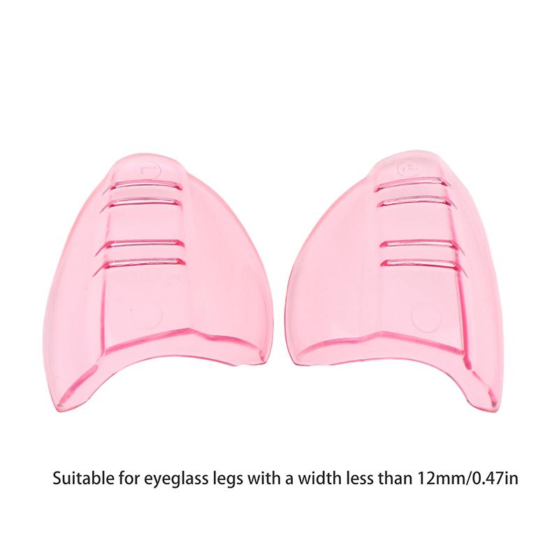 

1 пара защитных очков с боковыми щитками, гибкие защитные накладки из ТПУ, безопасная защита очков, боковые накладки 12/17 мм, подходят для всех размеров Double hole розы красного