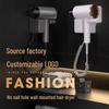 Wall-Mounted High-Power Hotel Hair Dryer - No Drilling Needed, Ideal for Home Use.