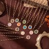 Twelve Constellations Wishing Bottle Necklace Colored Drip Pendant Cat Ear Water Bottle Pendant Design Sense Heavy Industry Sweater Chain Women
