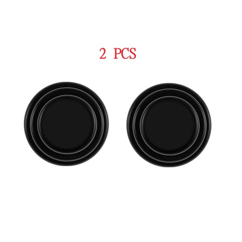 Car Door Anti-Shock Pads Universal Door Hood Trunk Black Noise Reduction Collision Protection Self-Adhesive Silicone Buffer Pads