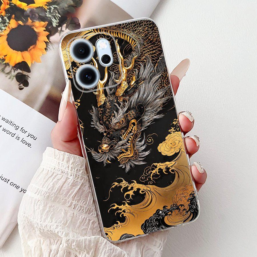 Phone Case For OPPO Reno14 F 5G Capa Soft Silicone New Flower Protective Back Cover For Oppo Reno 14F 14 F CPH2743 Fundas Coque