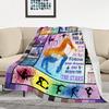 Gymnastics Girl Blanket Flannel Blanket Air Conditioning Blanket Nap Blanket Flannel Blanket Cross-border Special for