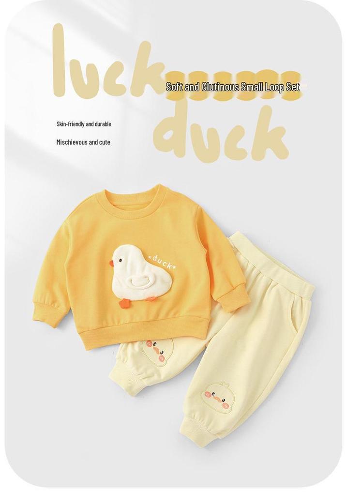 Autumn and Spring Baby Hoodie & Pants Set - Youqi Kids Wear