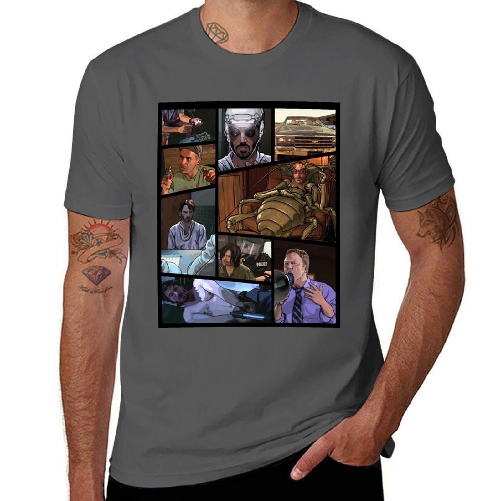 

A Scanner Darkly T-Shirt man t shirt graphic cotton t shirts high quality T-Shirt 4XL