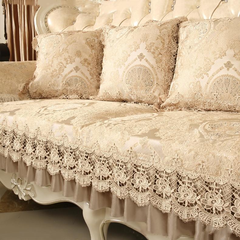 High End Backrest Towel Cover Cloth Cushion Summer All-season Universal High-end Cushion New Anti-skid Sofa Cushion