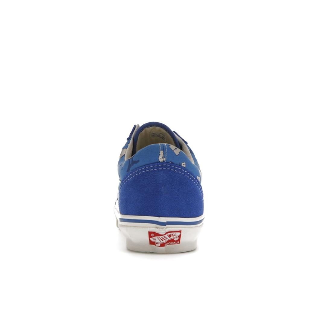 Undefeated x Vans OG Old Skool LX U-Man - Blue Lolite Unisex Sneakers Marshmallow VN0A4P3X7AG