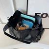 Vintage Women's Bag Multiple Pockets Secure Storage Soft Leather Tote Shoulder Bag For Women Commuting Bga