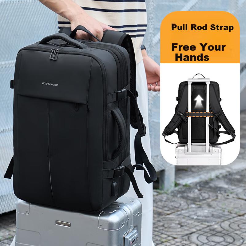 Laptop Backpack, Business Light Luxury Travel Bag, Large Capacity for Business Trips, Compatible with ROG, Lenovo, ASUS, 18-Inch Backpack