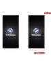 2pc Car B-Pillar Center Column Cover PET Decals Accessorie For VW GTI Polo Golf Passat Scirocco Tiguan Jetta T-ROC Touareg Taigo RA1