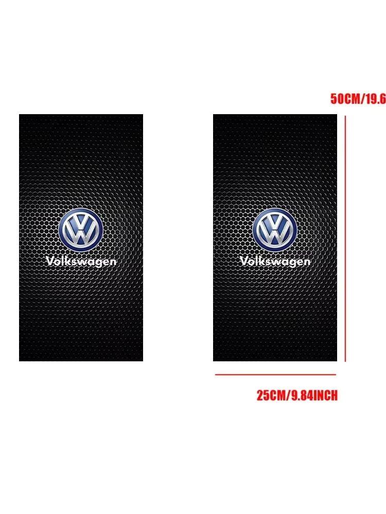 2pc Car B-Pillar Center Column Cover PET Decals Accessorie For VW GTI Polo Golf Passat Scirocco Tiguan Jetta T-ROC Touareg Taigo RA1