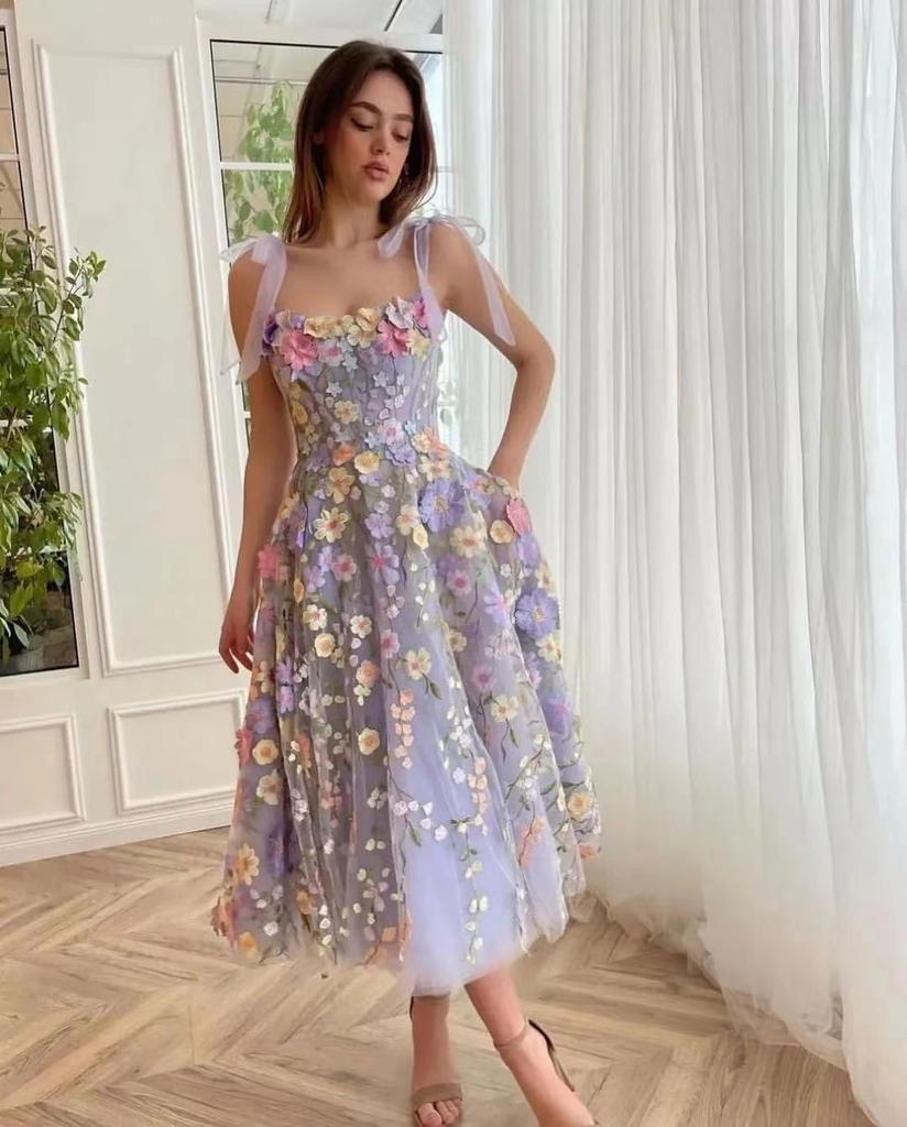 Direct sales European and American women's clothing fashion three-dimensional flower embroidery hip-wrapped sexy suspender dress