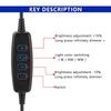 1.5M Usb 5V Led Tri-Color Dimming Color Switch Cable Dimmer 4-Key Controller 2Ch For Low Voltage Led Cct Bicolor Light